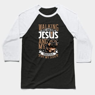 Jesus and dog - Molossus of Epirus Baseball T-Shirt